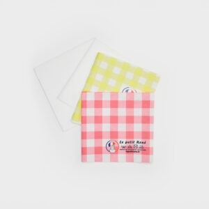 Pack de 4 lavettes essuie-verres microperforées jaune, rouge et blanc 40 × 40 cm absorbantes, résistantes et réutilisables pour un séchage sans traces