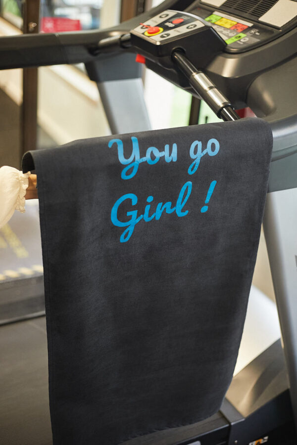 Serviette de Sport 50 x 90 cm You Go Girl Bleu – Image 2