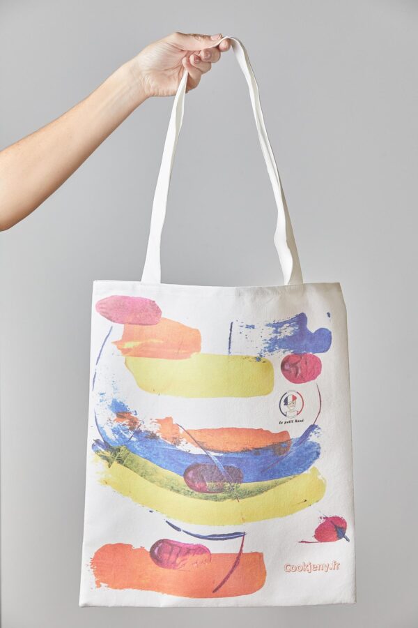 Sac en Tissu 35x40 cm, coloré Le Petit René – Image 2