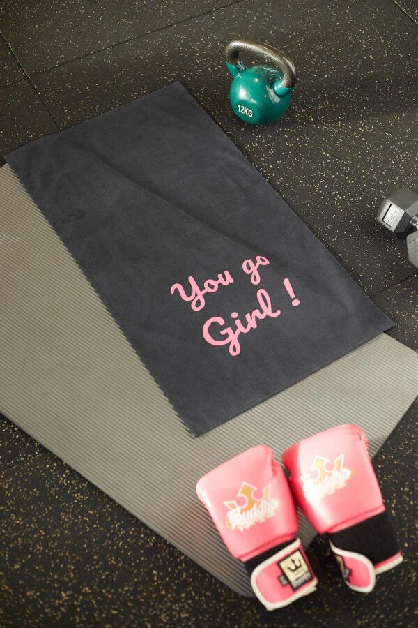 Serviette de Sport 50 x 90 cm You Go Girl Rose
